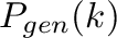 $P_{gen}(k)$
