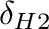 $\delta_{H2}$