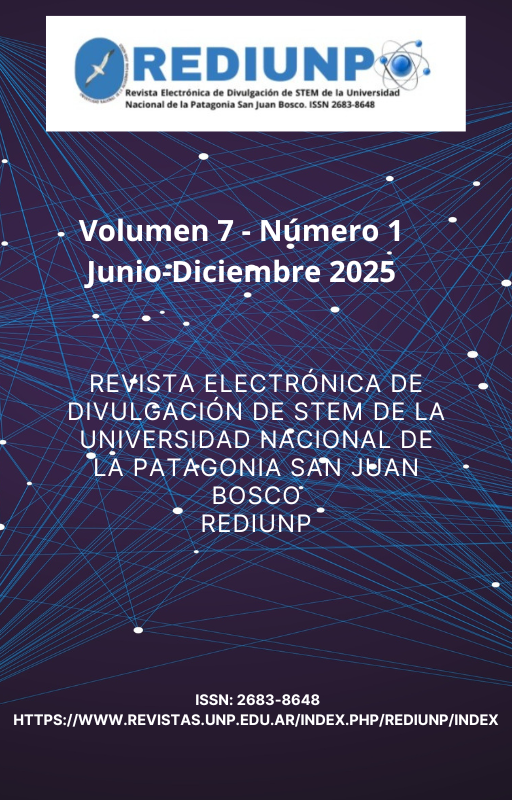 					Ver Vol. 7 Núm. 1 (2025): Revista Electrónica de divulgación de STEM de la Universidad Nacional de la Patagonia San Juan Bosco.
				